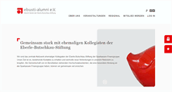 Desktop Screenshot of ebustialumni.de